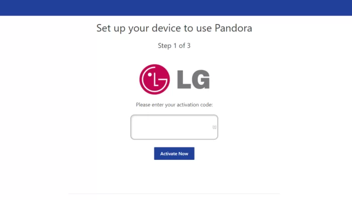 Pandora On LG Smart TV