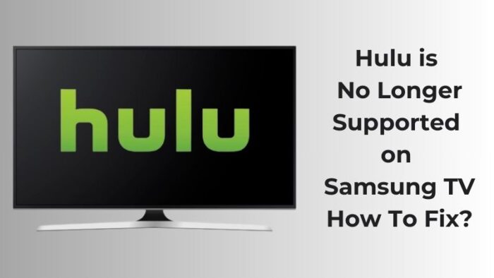 hulu not working on samsung smart tv