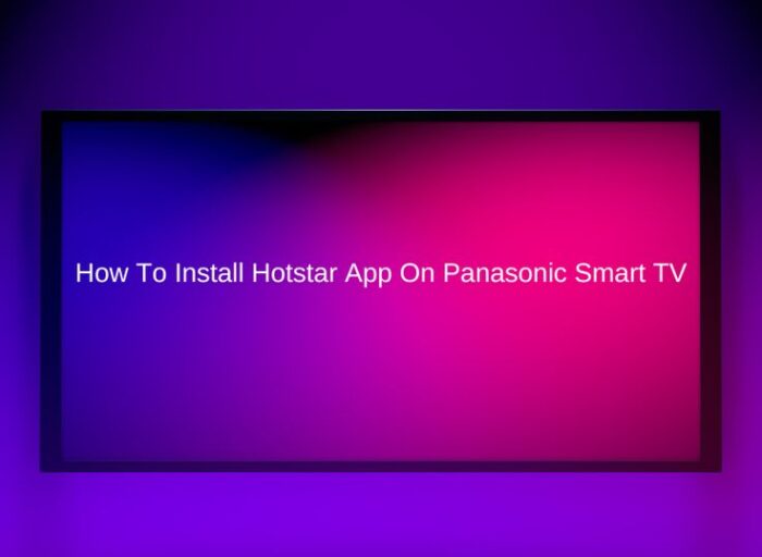 install apps on panasonic tv